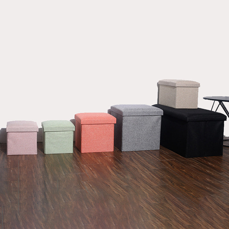 Modern Tear Resistant Cotton Cube Solid Color Square Cube for Drawing Room