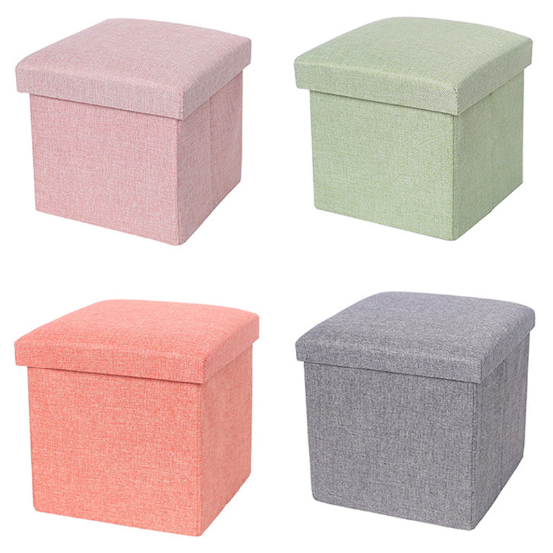 Modern Tear Resistant Cotton Cube Solid Color Square Cube for Drawing Room
