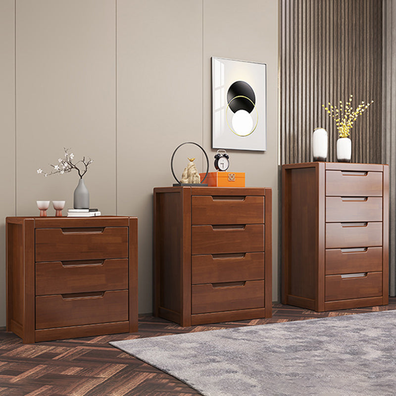 Contemporary Solid Wood Storage Chest Bedroom Chest with Drawers