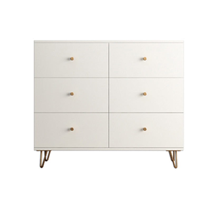 Glam Chest Bedroom Engineered Wood 16" Wide Storage Chest with Drawers