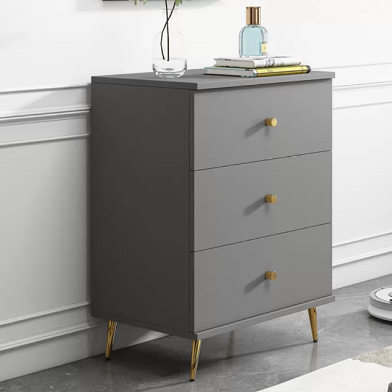 Glam Chest Bedroom Engineered Wood 16" Wide Storage Chest with Drawers