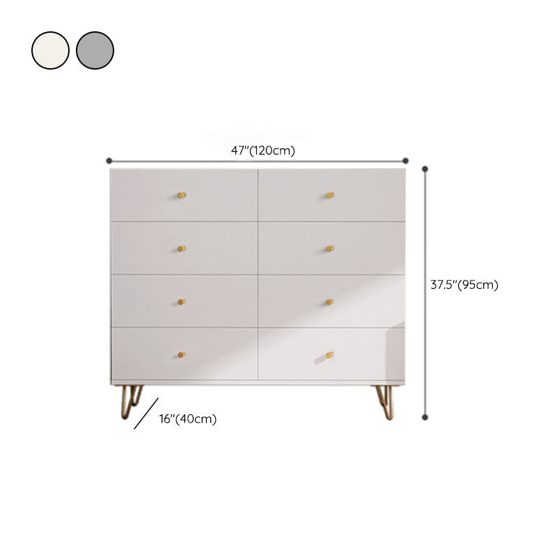 Glam Chest Bedroom Engineered Wood 16" Wide Storage Chest with Drawers