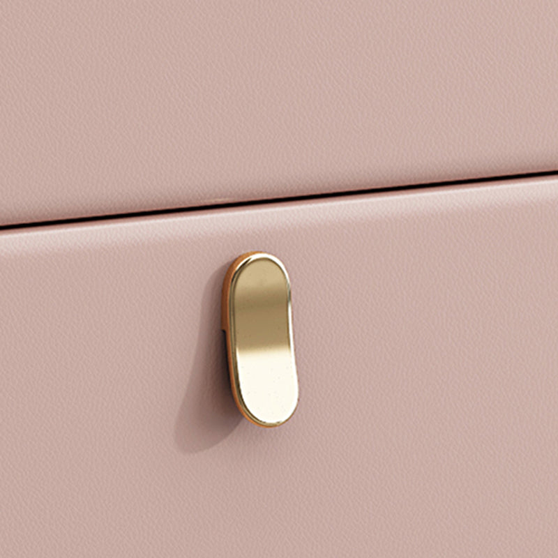 Glam Chest Bedroom Stone Horizontal Storage Chest with Drawers