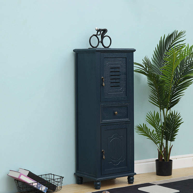 Nautical Bedroom Wooden Storage Chest Vertical 12" W Chest with Drawers