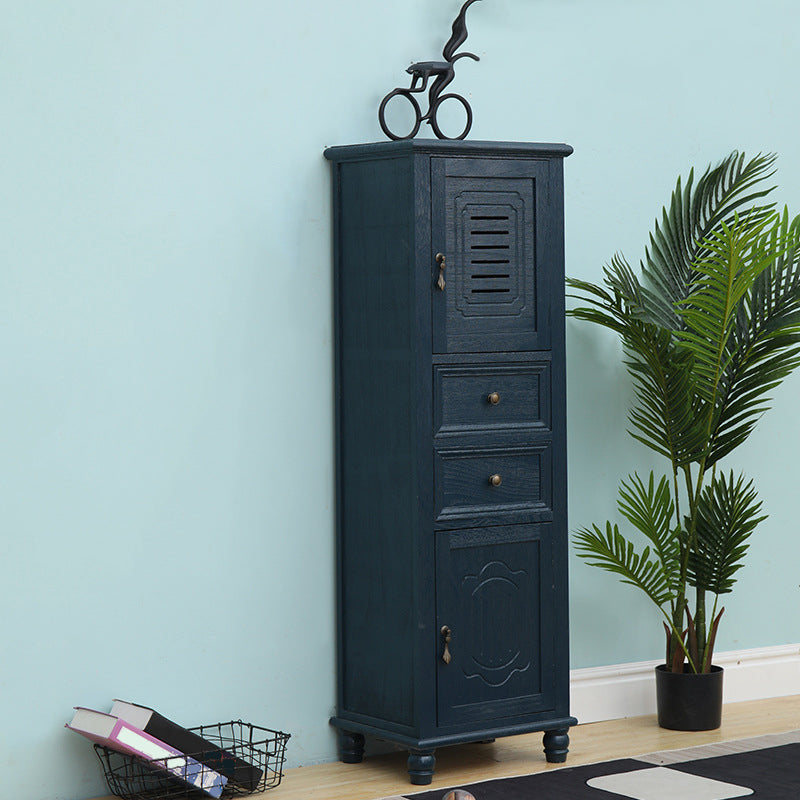 Nautical Bedroom Wooden Storage Chest Vertical 12" W Chest with Drawers