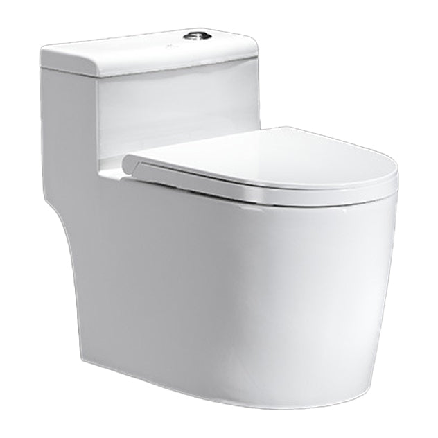 Contemporary One Piece Toilet Floor Mounted Toilet Bowl for Washroom