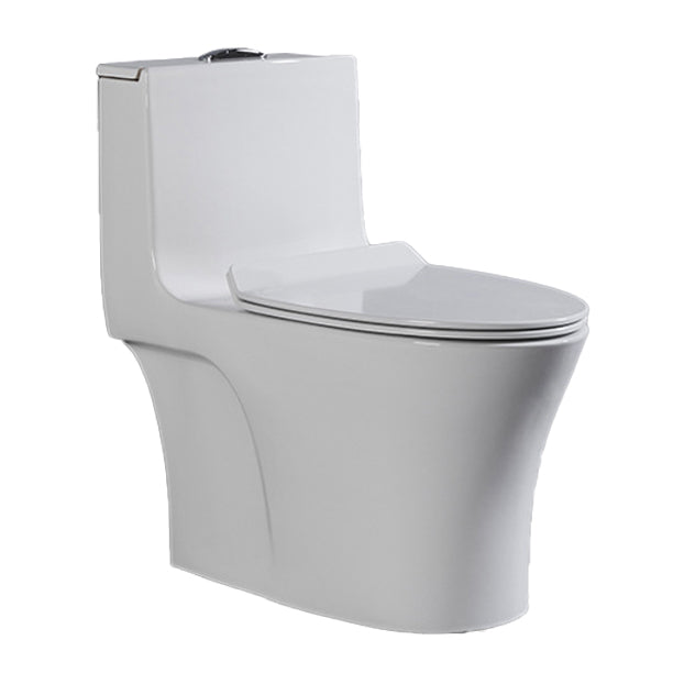 Contemporary One Piece Toilet Floor Mounted Toilet Bowl for Washroom