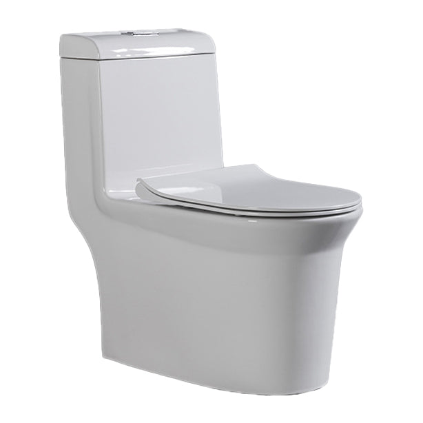 Contemporary One Piece Toilet Floor Mounted Toilet Bowl for Washroom