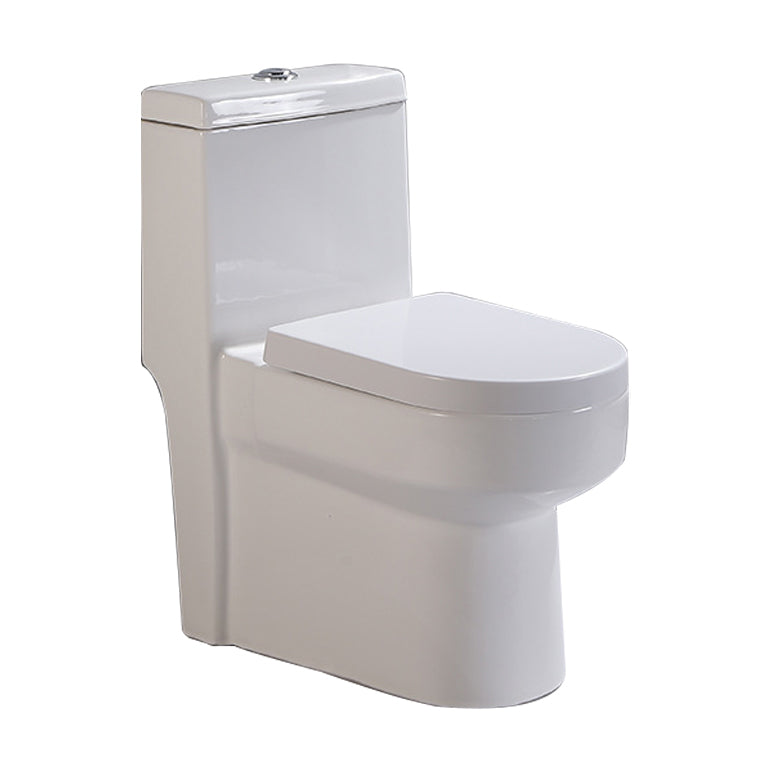 Siphon Jet Urine Toilet One-Piece Toilet Porcelain Floor Mounted Flush Toilet