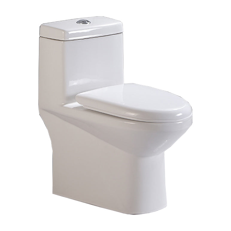 Siphon Jet Urine Toilet One-Piece Toilet Porcelain Floor Mounted Flush Toilet