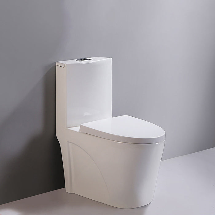 Siphon Jet Urine Toilet One-Piece Toilet Porcelain Floor Mounted Flush Toilet