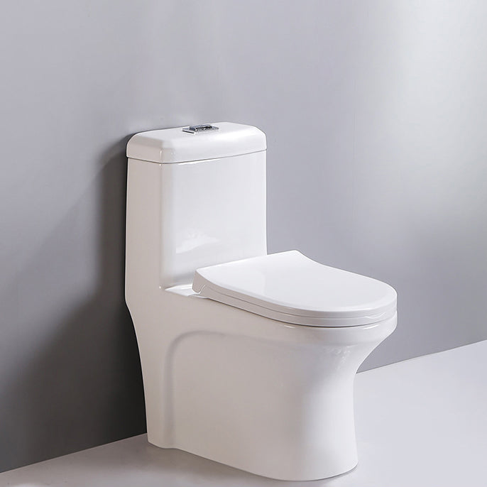 Siphon Jet Urine Toilet One-Piece Toilet Porcelain Floor Mounted Flush Toilet