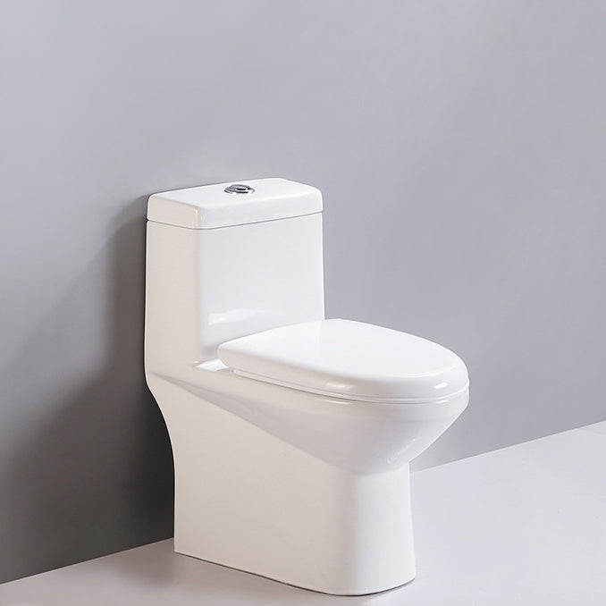 Siphon Jet Urine Toilet One-Piece Toilet Porcelain Floor Mounted Flush Toilet