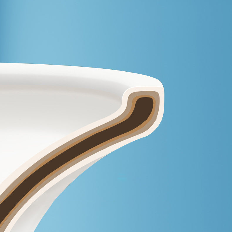 Contemporary Floor Mounted Toilet Bowl One-Piece Toilet for Washroom