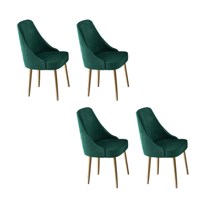 Modern Dining Set with Velvet Chairs 1/4/5/7 Pieces Dinette Set