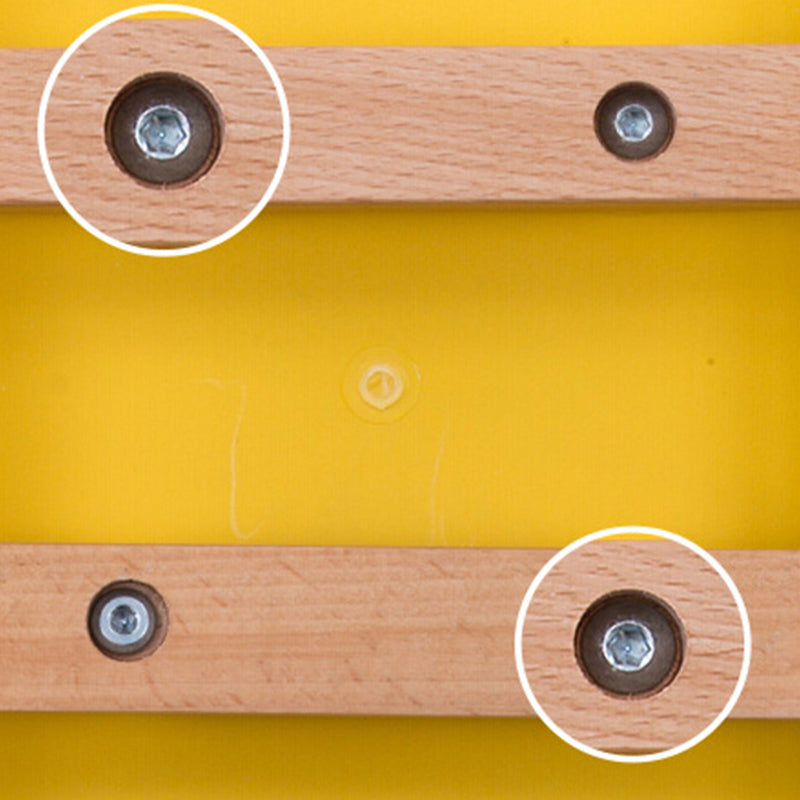 Contemporary Style Stool 4 Legs Wood Counter Stool for Home Use