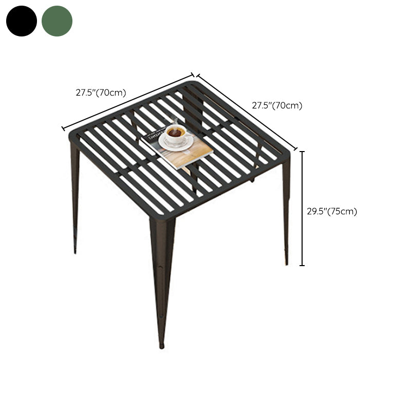 Modern Style Metal Dining Set 1/5/7 Piece Rectangular Dining Table Set for Outdoor