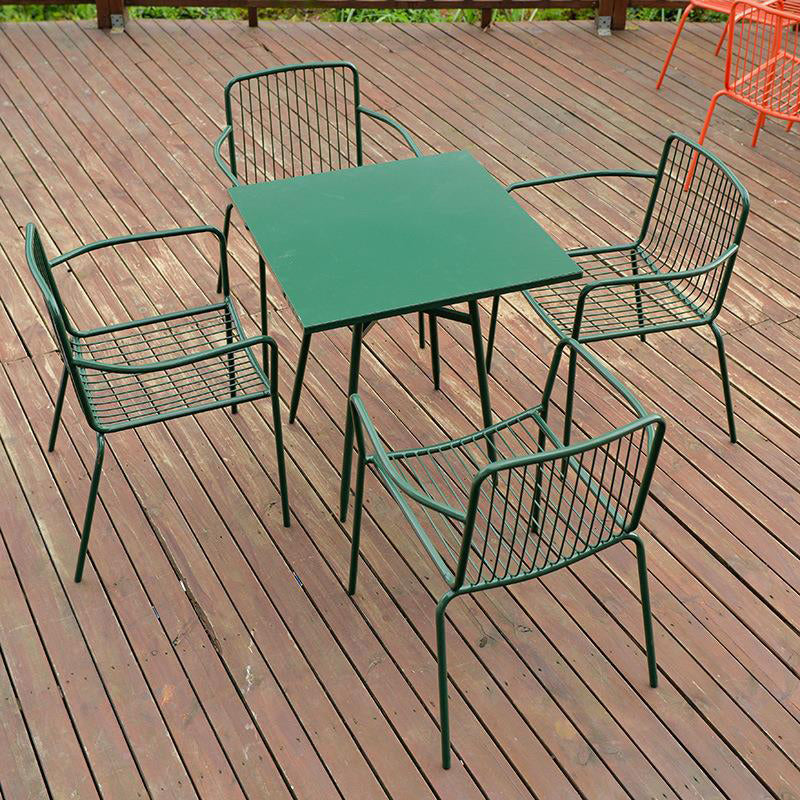 Modern 1/3/4/5 Pieces Bistro Set Metal Dining Bistro Set for Outdoor