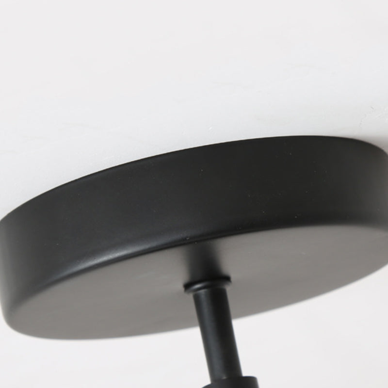 Modernism black Ceiling Light glass Flush Mount Lighting for Hallway