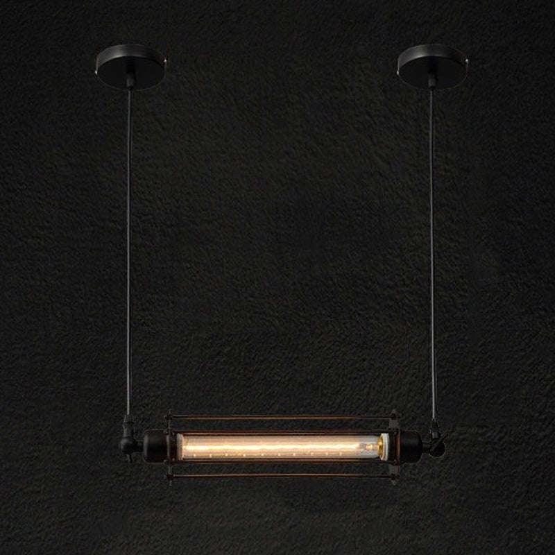Industrial Hanging Ceiling Light Metal 1 Light Pendant Lighting Fixtures for Dining Room