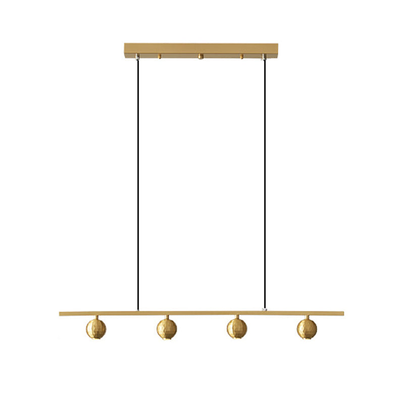 Minimalism Island Light Fixture Peas Hanging Lamp with Metal for Dining Room