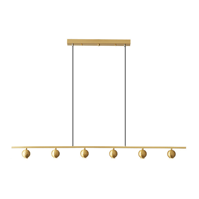 Minimalism Island Light Fixture Peas Hanging Lamp with Metal for Dining Room