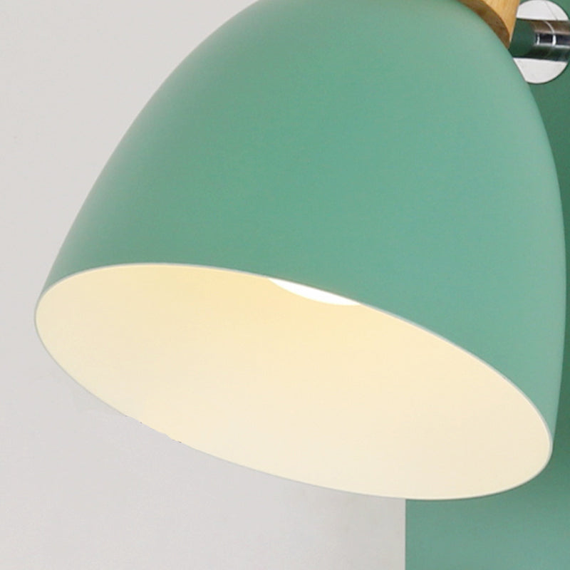 Nordic Style Metal Wall Light Colorful Adjustable Wall Lamp for Bedroom