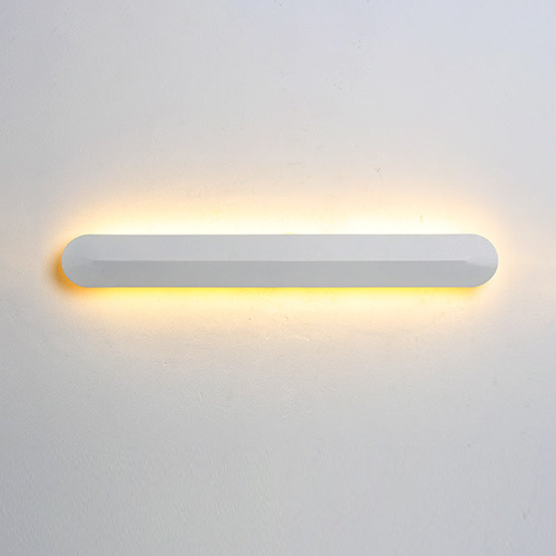 1 Light Linear Wall Mount Light Modern Metal Wall Mount Light Fixture