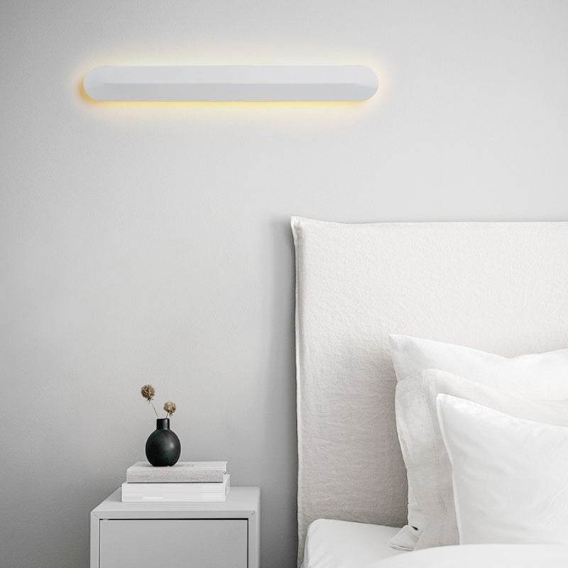 1 Light Linear Wall Mount Light Modern Metal Wall Mount Light Fixture