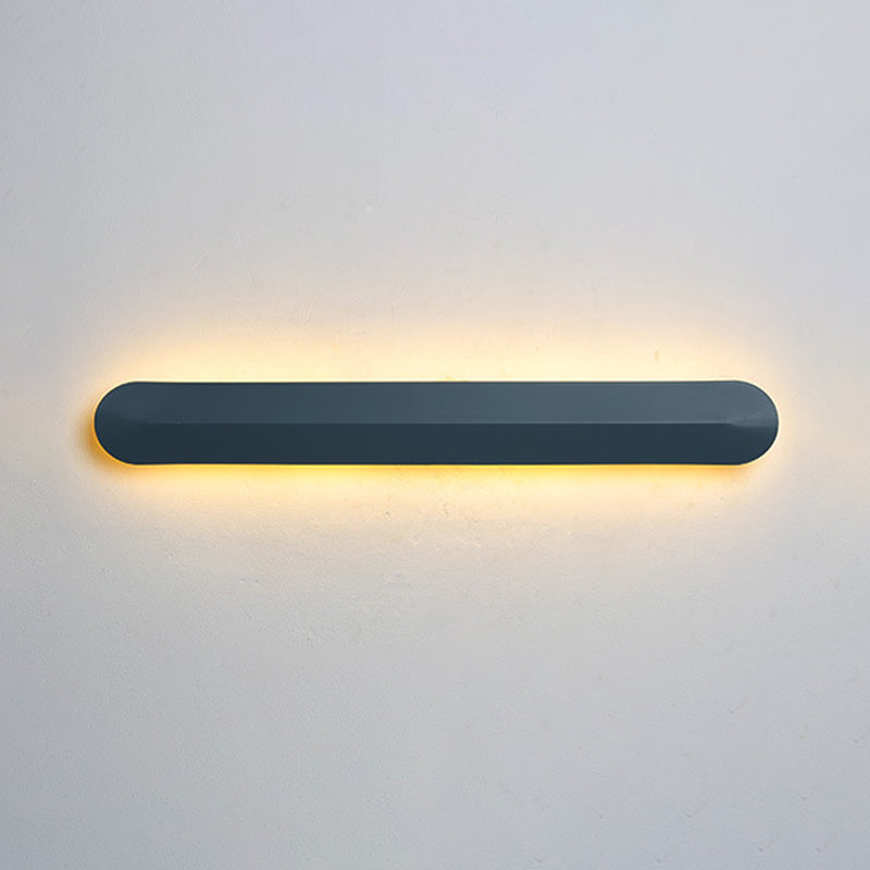 1 Light Linear Wall Mount Light Modern Metal Wall Mount Light Fixture