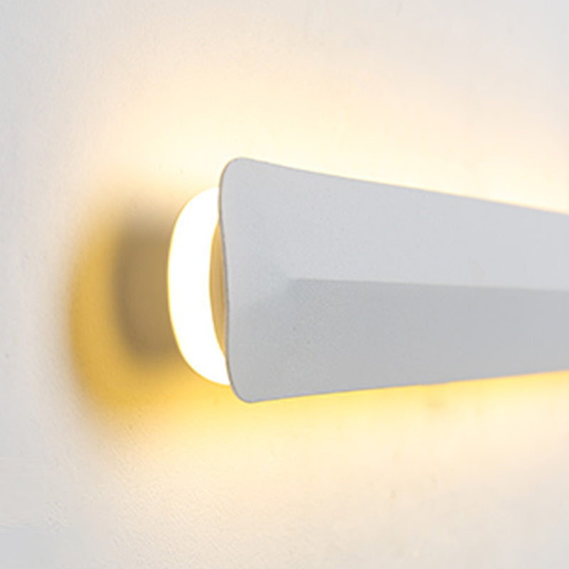 1 Light Linear Wall Mount Light Modern Metal Wall Mount Light Fixture