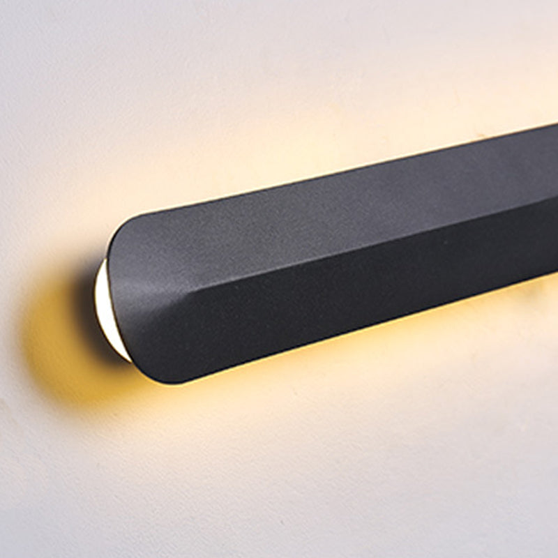 1 Light Linear Wall Mount Light Modern Metal Wall Mount Light Fixture