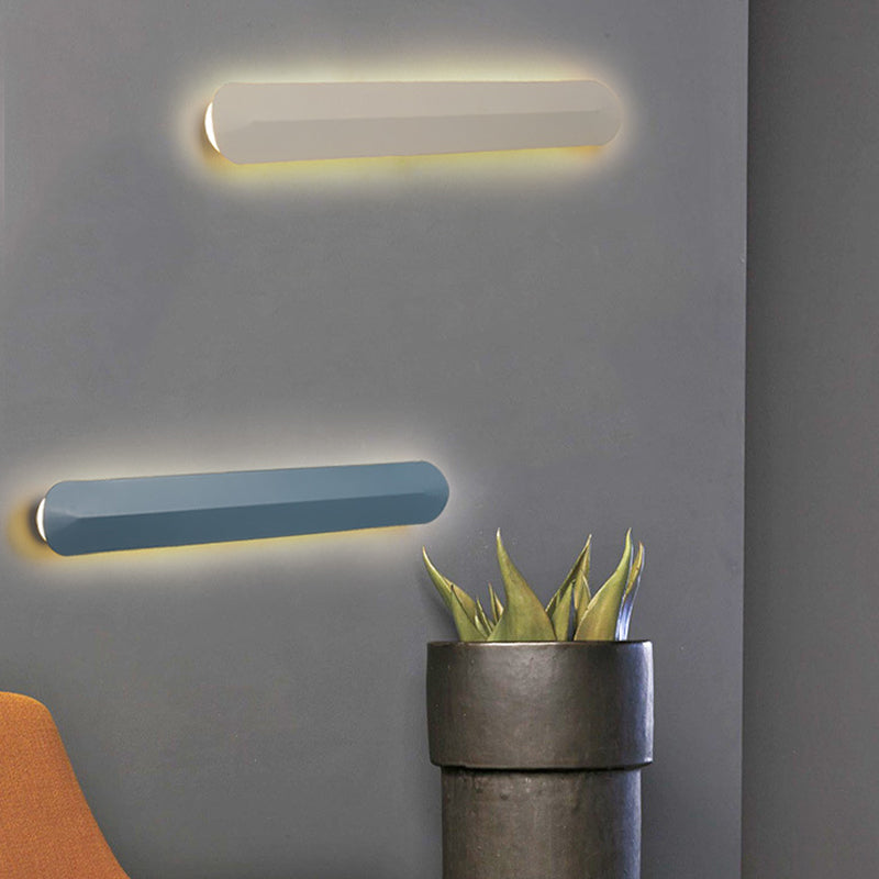 1 Light Linear Wall Mount Light Modern Metal Wall Mount Light Fixture