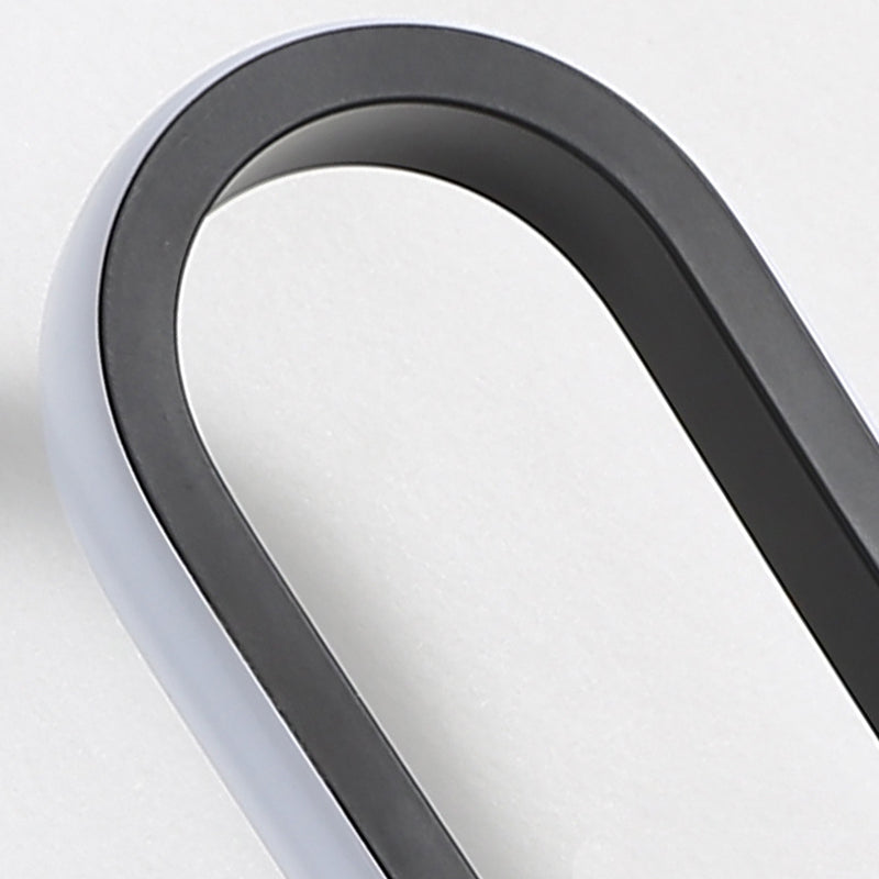 Modern Simple Aluminum Wall Light Ellipse Shape Rotatable Wall Lamp for Living Room