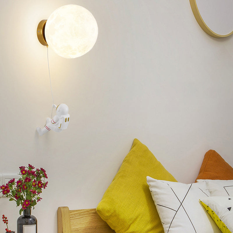 Contemporary Globe Sconce Lights Glass 1 Light Wall Lighting Fixtures