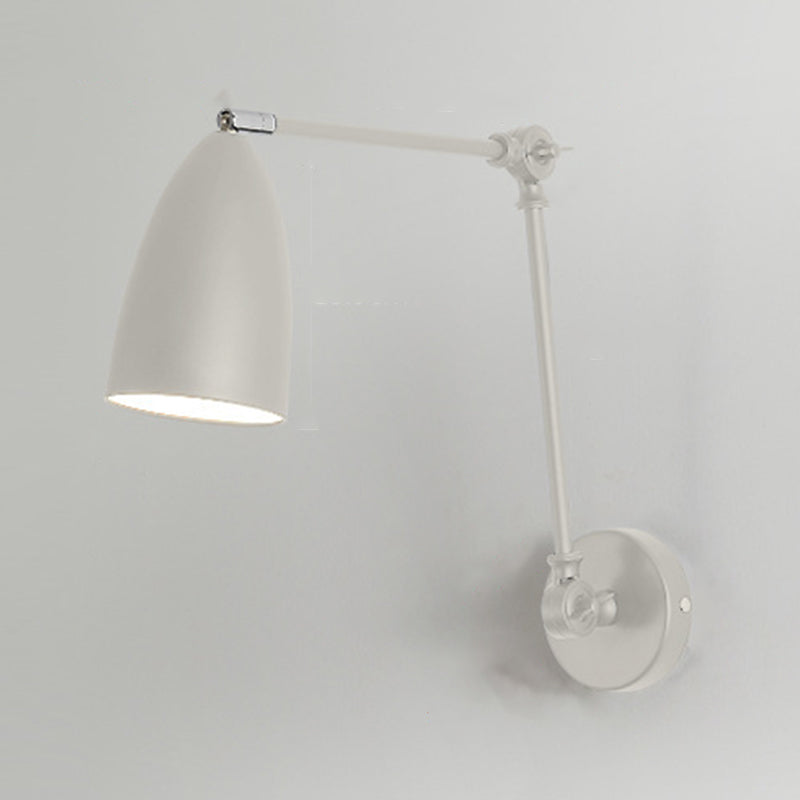 Modern Metal Wall Sconce Minimalist Wall Light Fixture with Adjustable Arm
