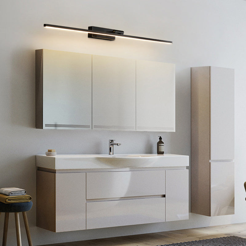 LED Mirror Front Light Modern 1-Light Vanity Light with Acrylic Shade for Bathroom