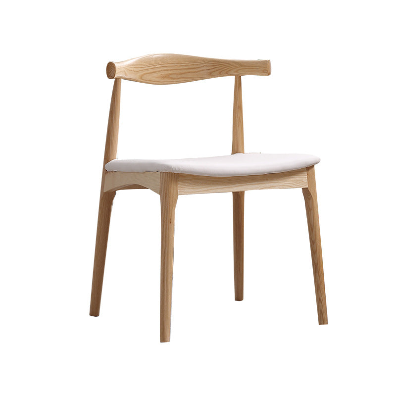 Traditional Side Chair Wood Open Back Dining Room Chair for Kitchen