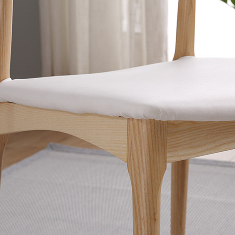 Traditional Side Chair Wood Open Back Dining Room Chair for Kitchen