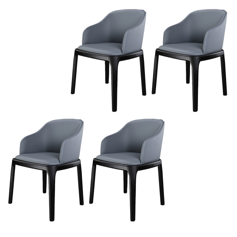 Traditional Chair Wood Solid Back Dining Room Chair for Kitchen