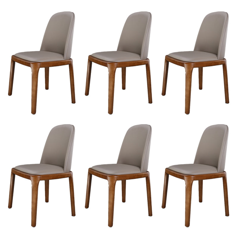 Traditional Chair Wood Solid Back Dining Room Chair for Kitchen