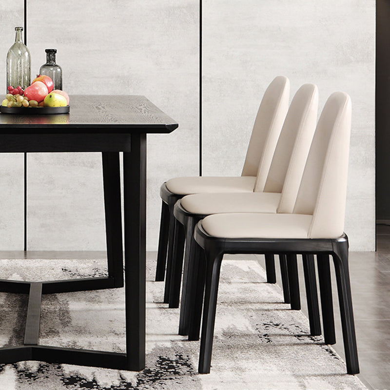 Traditional Chair Wood Solid Back Dining Room Chair for Kitchen