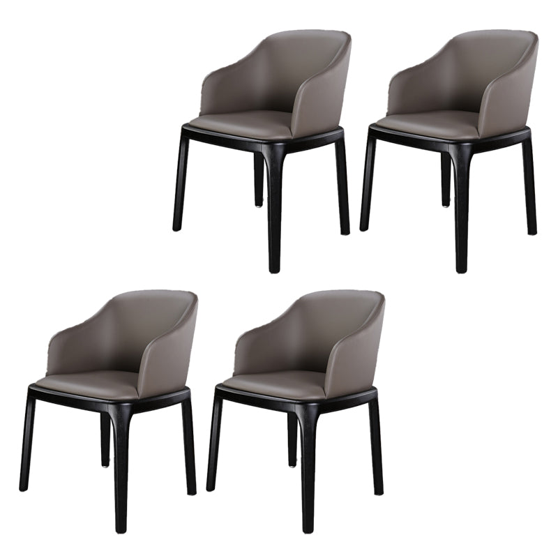 Traditional Chair Wood Solid Back Dining Room Chair for Kitchen