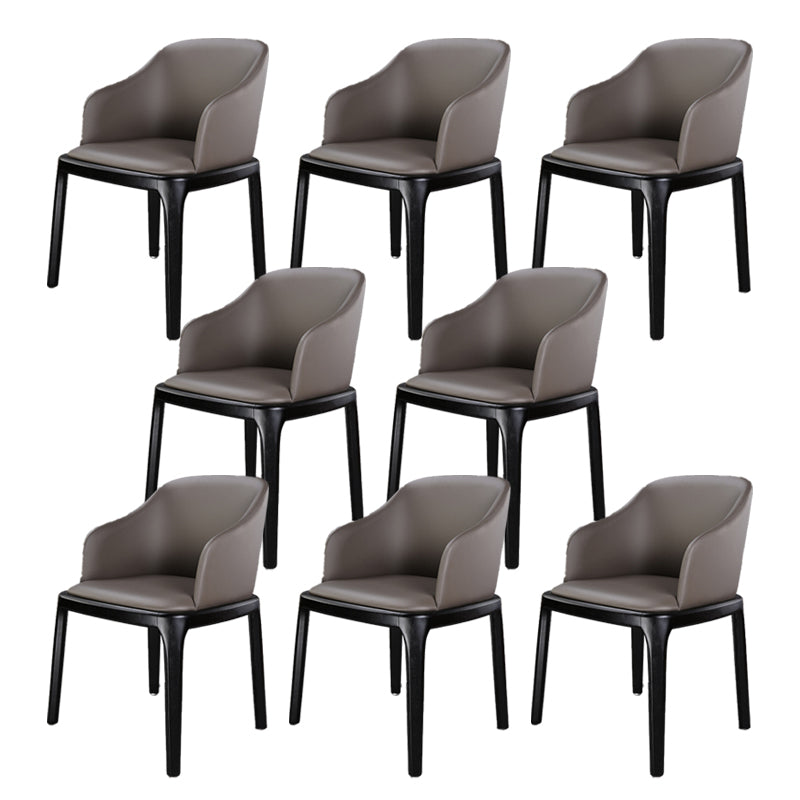 Traditional Chair Wood Solid Back Dining Room Chair for Kitchen