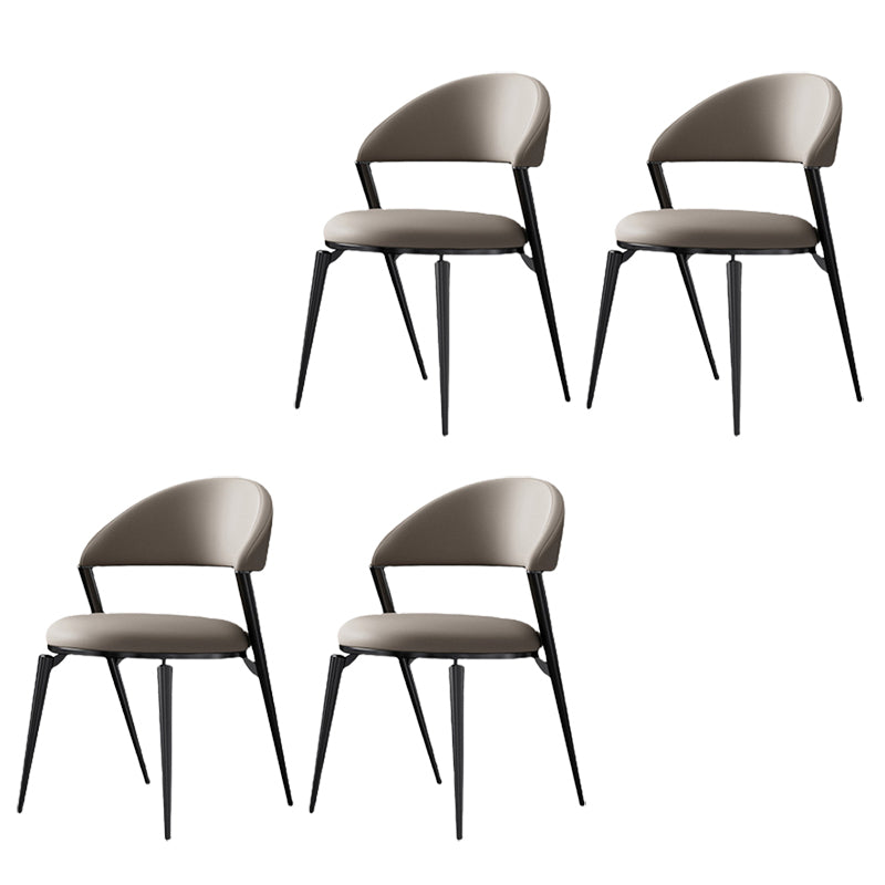 Industrial Side Chair Open Back Dining Room Chair for Dining Room