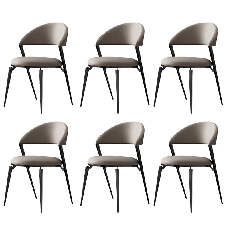 Industrial Side Chair Open Back Dining Room Chair for Dining Room