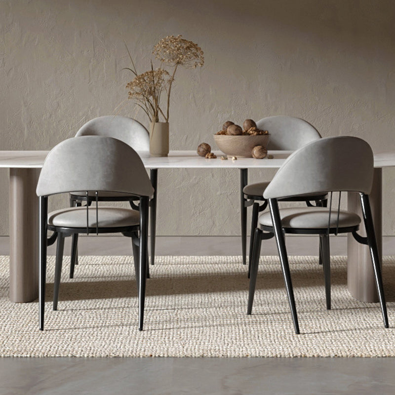 Industrial Side Chair Open Back Dining Room Chair for Dining Room