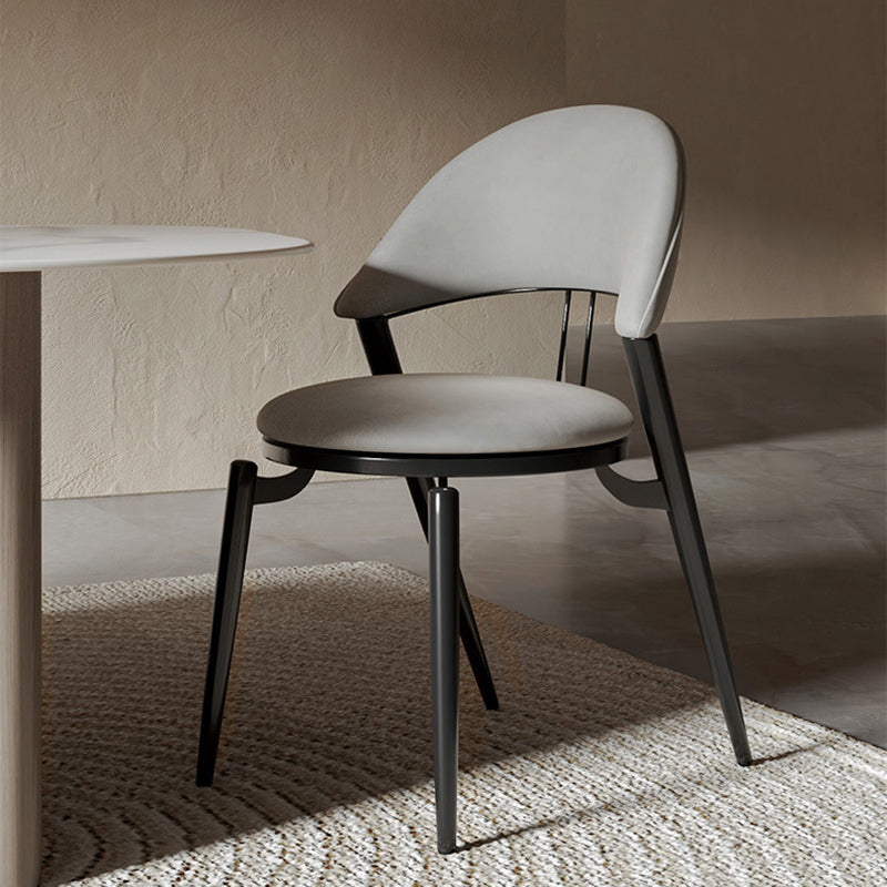 Industrial Side Chair Open Back Dining Room Chair for Dining Room