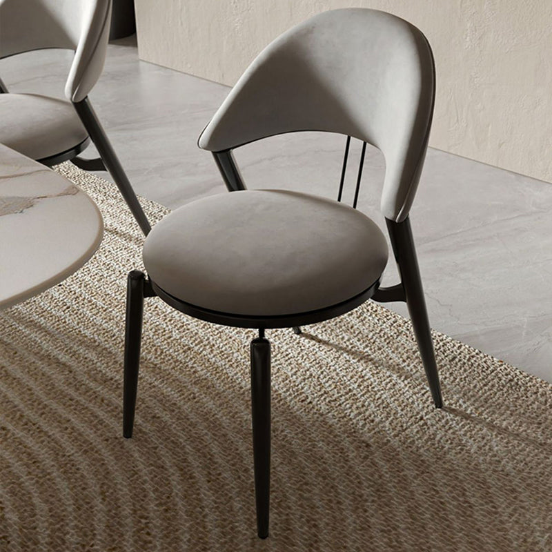 Industrial Side Chair Open Back Dining Room Chair for Dining Room