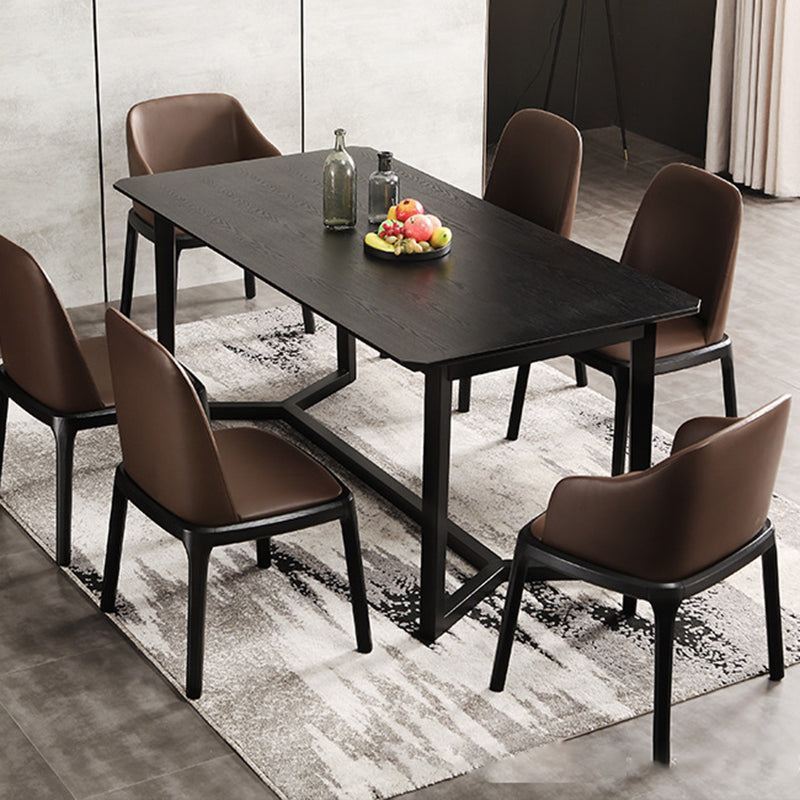 Traditional Chair Wood Solid Back Dining Room Chair for Home